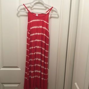MIDI tie dye dress
